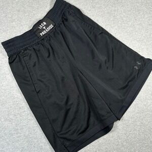 Under Armour Iron‎ Paradise Shorts Mens M Black Mesh Athletic Gym Workout Train